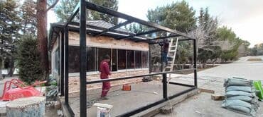 ev damı: Metal konstruksiyalar, müxtəlif ölçülərdə sifarişlə hazırlanır — 3