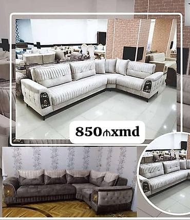 divan koşesi: Künc divan dəsti - L formalı, geniş oturma sahəsi ilə rahat künc — 1