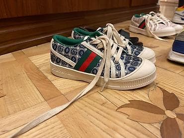 krosovka ayaqqabı: 32 razmer Uşaq üçün idman ayaqqabısı – Gucci üslubunda model - — 9