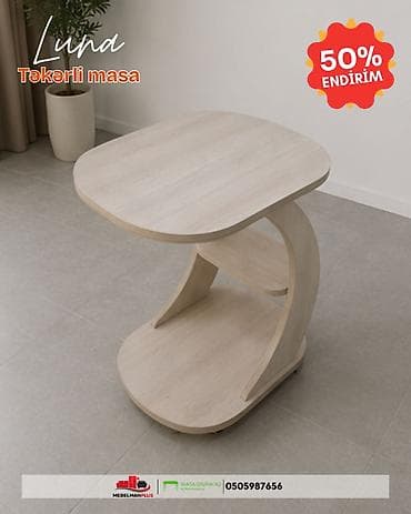 Jurnal masası, Yeni, Açılmayan, Laminat, Oval masa — 4