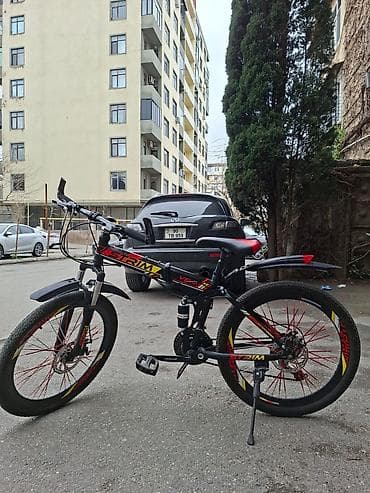 velosiped dinamosu: STRIM V9 qatlanan dağ velosipedi - Qatlanan alüminium/metal çərçivə – — 1