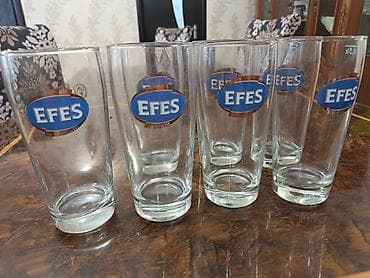 içki: Stəkanlar, rəng - Mavi, Şüşə, 8 ədədli dəst, 500 ml — 1