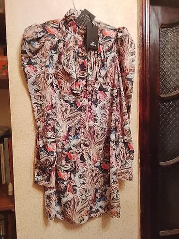 Qadın bluz/köynək – LEFON brendi - Naxış: çoxrəngli