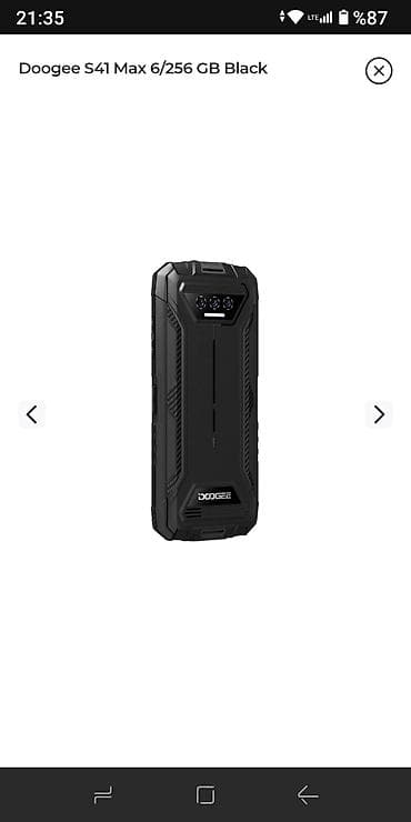 doogee dg900 turbo2: Doogee S41 Max 6/256 GB Black – işlənmiş 2əl kompakt və dayanıqlı — 4