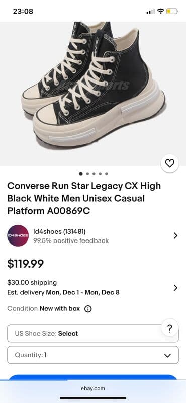 nike cortez qadın krossovkaları: Converse Chuck Taylor All Star – Platform Krossovka (ORIGINAL!) — 6