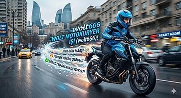 merçendayzer nedir: Moto-kuryer tələb olunur, Gündəlik ödəniş, Təcrübəsiz — 1