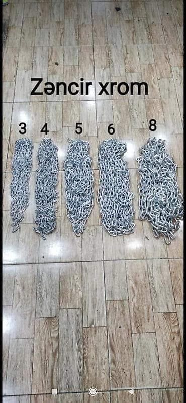 Zəncirlər topdan satış xrom rəngdə topdan satış qiymətə