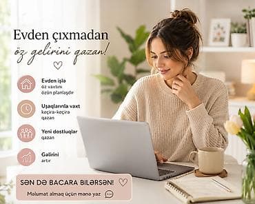 bag evinde is: Ev köməkçisi tələb olunur, Dəyişən qrafik — 1