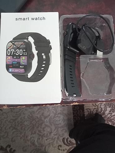 Smart saat, Smart, Sensor ekran, rəng - Qara