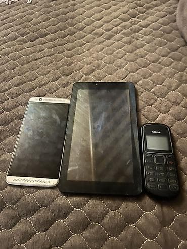 samsung s6 lite: Lot: planşet + 2 mobil telefon – Planşet: SUPRA markalı, təxmini 7 — 1