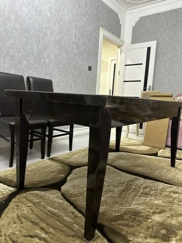 обеденный стол купить: Гостиный стол, Нераскладной, Дерево, Прямоугольный стол — 3