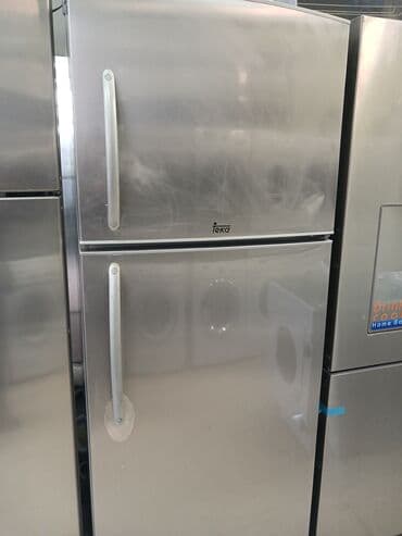 Mikrodalğalı sobalar: İşlənmiş 2 qapılı Teka Soyuducu Satılır, rəng - Boz, Təkərli — 2