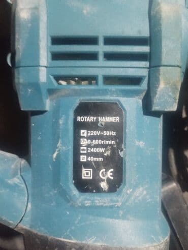 Bərkidici məhsullar: Rotary Hammer – güclü perforator Texniki göstəricilər (etiketdən): - — 3