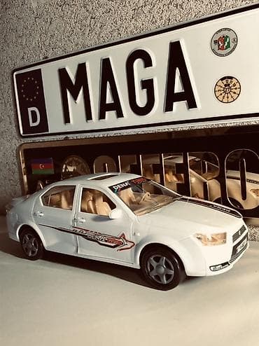 Velosiped ehtiyyat hissələri: Məhsul: DENA Turbo oyuncaq avtomobil modeli - Korpus: ağ rəngli — 3