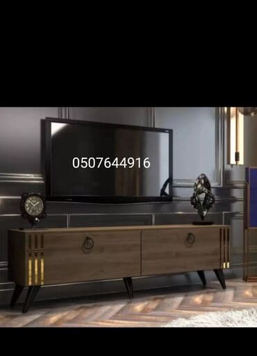 ders masaları: Yeni, Düz TV altlığı, Polkalı, Laminat, Azərbaycan — 2