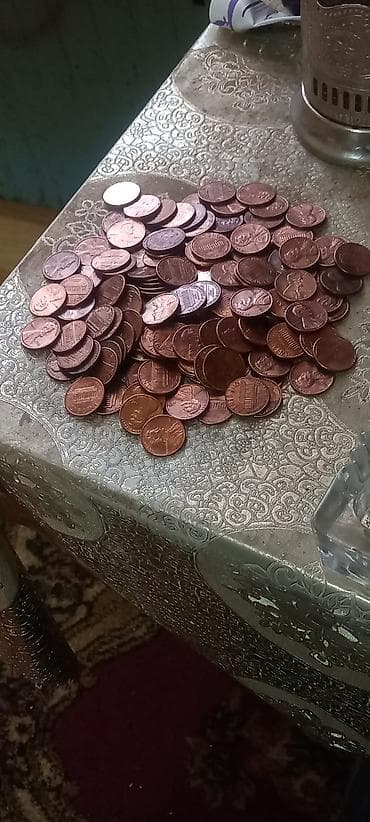 İncəsənət və kolleksiyalar: 150 ədəd ABŞ 1 senti - ABŞ-da, əmək haqqının yüksək olması və kard — 2