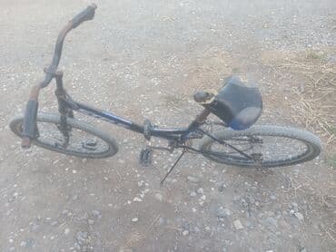 irşad electronics velosiped: Mavi rəngli velosiped. Bu velosiped istifadəyə hazırdır. Təkərlərində — 2