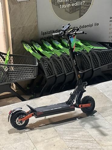 50 gəpik: İşlənmiş Elektrik samokat 10", > 1000 Vt, > 45 km/s, Ödənişli çatdırılma — 8