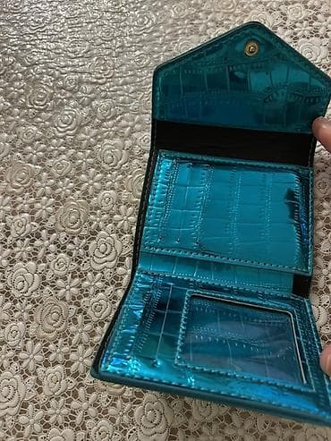 firuzəyi rəng: Pulqabı, Eko dəri — 2