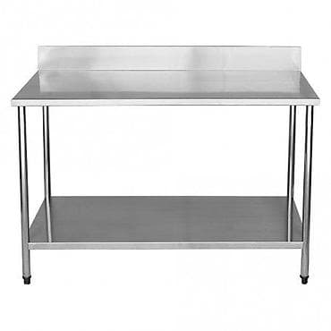 Paslanmayan poladdan iş masası - Material: yüksək keyfiyyətli