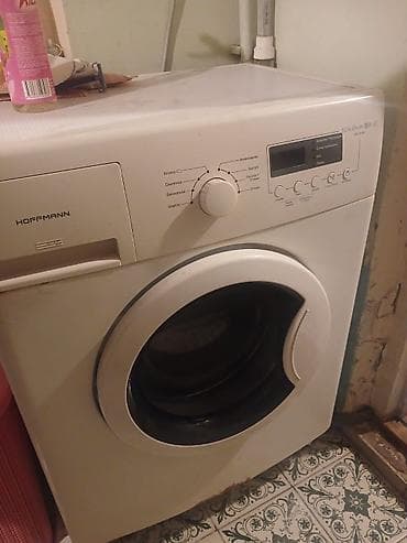 шланг наливной для стиральной машины: Стиральная машина Hoffmann, 6 кг, Б/у, Автомат, Без сушки — 2