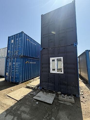 konteynerlərin satışı: İki mərtəbəli modul/konteyner ev - 2 ədəd 40 fut dəniz konteynerindən — 3