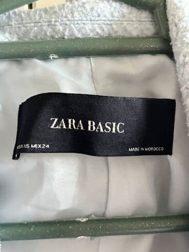 palto qadın üçün: Palto, Zara, XS, rəng - Göy — 4