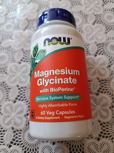 NOW Magnesium Glycinate with BioPerine – sinir sistemi dəstəyi üçün
