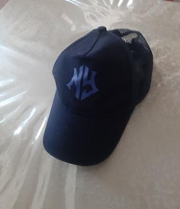 dini geyim: "NY" həsirli yay beysvolkası. Əla vəziyyətdədir — 1