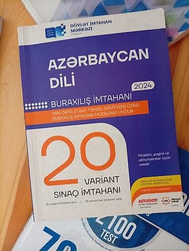 Kitablar və jurnallar: Məhsul: “Azərbaycan dili – Buraxılış İmtahanı 2024” hazırlıq vəsaiti — 1
