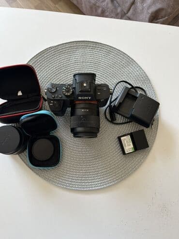 ucuz akumulator: Sony A7 S2 markalı rəqəmsal fotoaparat, Sony 28mm 2F linzası ilə — 1