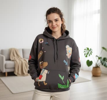 Svitşot, M, rəng - Boz