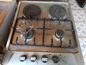 Qarışıq sobası Quraşdırılan, 4 gözlü, İşlənmiş