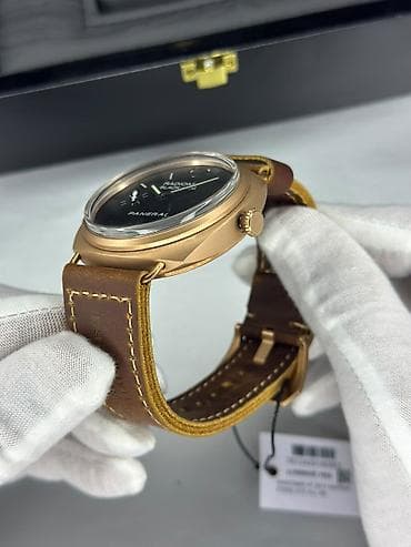 sensor saatlar: Yeni, Qol saatı, Panerai Luminor, rəng - Qızılı — 6