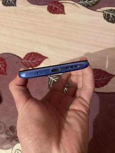 hp notebook qiymetleri: Redmi 9T, 64 GB, rəng - Mavi, Barmaq izi — 4