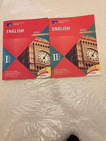 dim test kitablari: Məhsul: DİM “ENGLISH 2025” Test Toplusu – I hissə və II hissə — 1