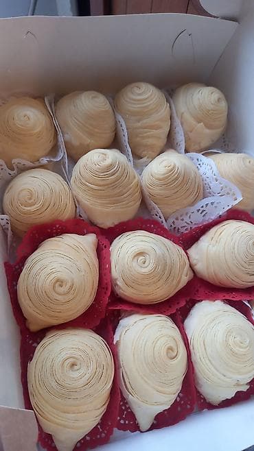 Ət məhsulları: Milli şirniyyat dəsti – şəkərbura, paxlava və badambura - Şəkərbura — 3