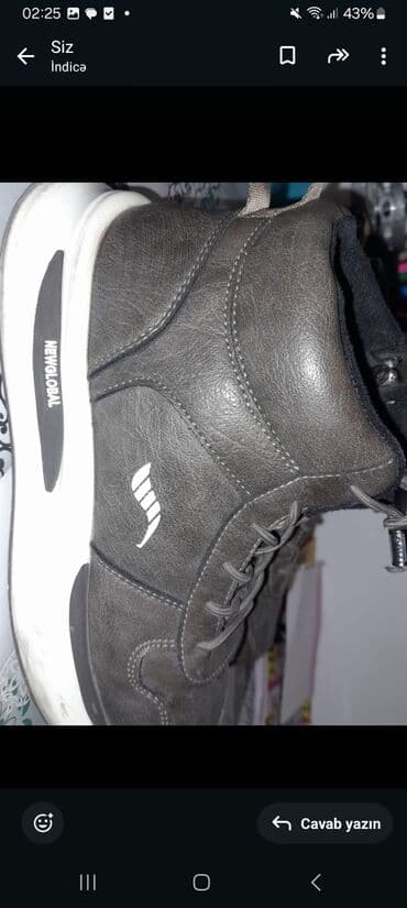 balıq ovu üçün kişi qış sapoqları: Məhsul: NEWGLOBAL kişi üçün qış ayaqqabısı/sniker-bot 50manata almisam — 4