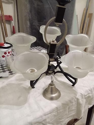 suse balon: Çılçıraq, 5 lampa, Metal — 5