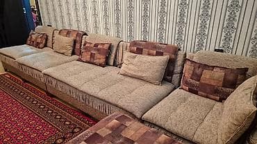Divan və kreslo dəstləri: İşlənmiş, Künc divan, Divan, Bazasız, Açılmayan — 6