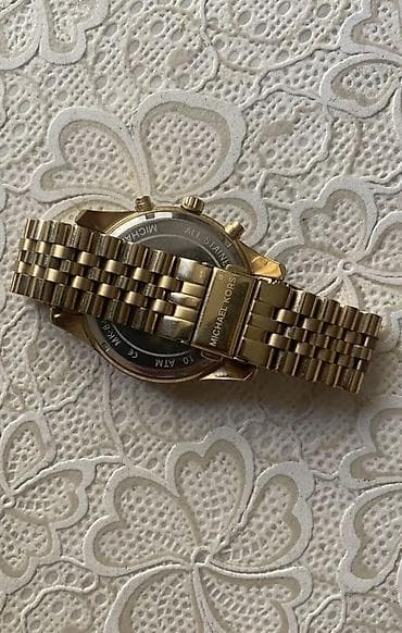 sensor saatlar: Michael Kors kişi qol saatı - Korpus və qolbaq: qızılı tonlu — 4