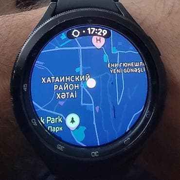 smart box: Samsung Galaxy Watch (qara) - Dairəvi AMOLED sensorlu ekran, rəngli — 7