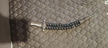 bujuterya: İkili tespih – dekorativ bıçaq formalı asqı/gəlinciyə bənzər başlıqla — 1