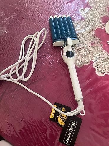 BaByverse dalğa yaradan saç maşası - 4 borulu dizayn: dəniz dalğası