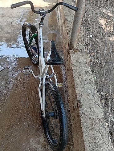 qara canta: BMX tərzli uşaq/yeniyetmə velosipedi - Çərçivə: polad, ağ rəngdə — 3