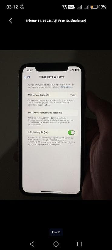 iphone 11 satilir: IPhone 11, 128 GB, Ağ — 5