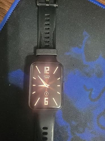 Smart saat, Huawei, Sensor ekran, rəng - Qara