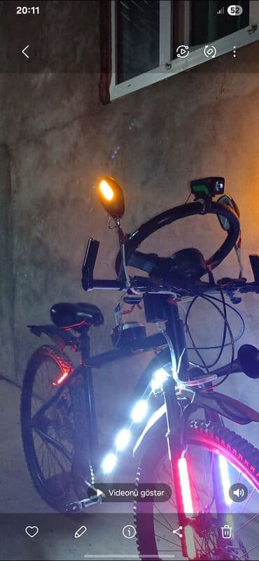 velosipedlər 26 liq: LED işıqlı velosiped – gecə sürüşləri üçün tam təchizatlı - Çərçivə — 4