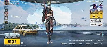 PUBG Mobile oyun hesabı – zəngin kosmetikalar və valyutalar -