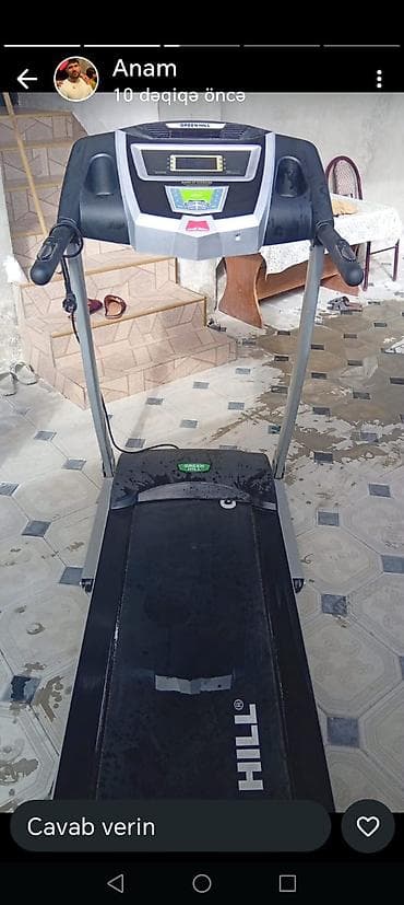 GREEN HILL qaçış trenajoru - Elektrikli qaçış cəhazı, konsolda